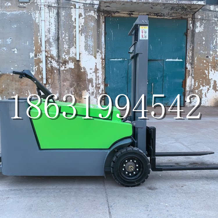 灵寿县小型电动叉车1吨2吨步行站驾式电瓶堆高充电装卸车液压升降车铲车